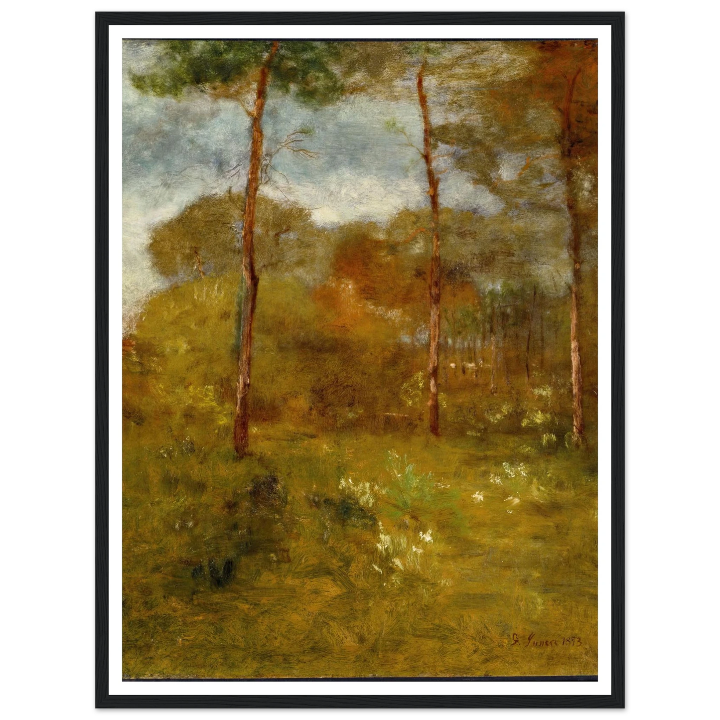 Orange Road, Tarpon Springs (1893) Art Print | George Inness-Quipham Collections