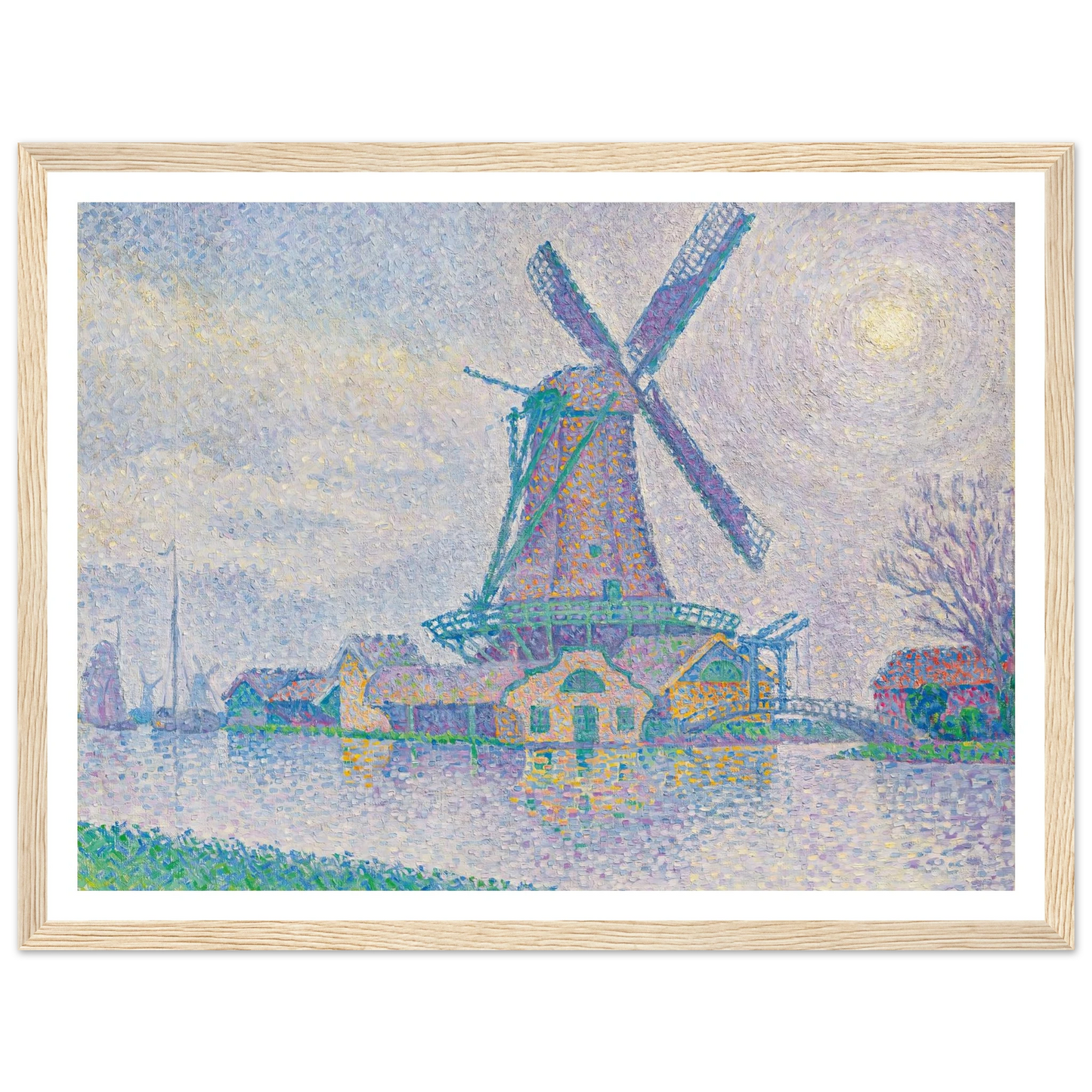 Moulin d’Edam (1896) Art Print | Paul Signac-Quipham Collections