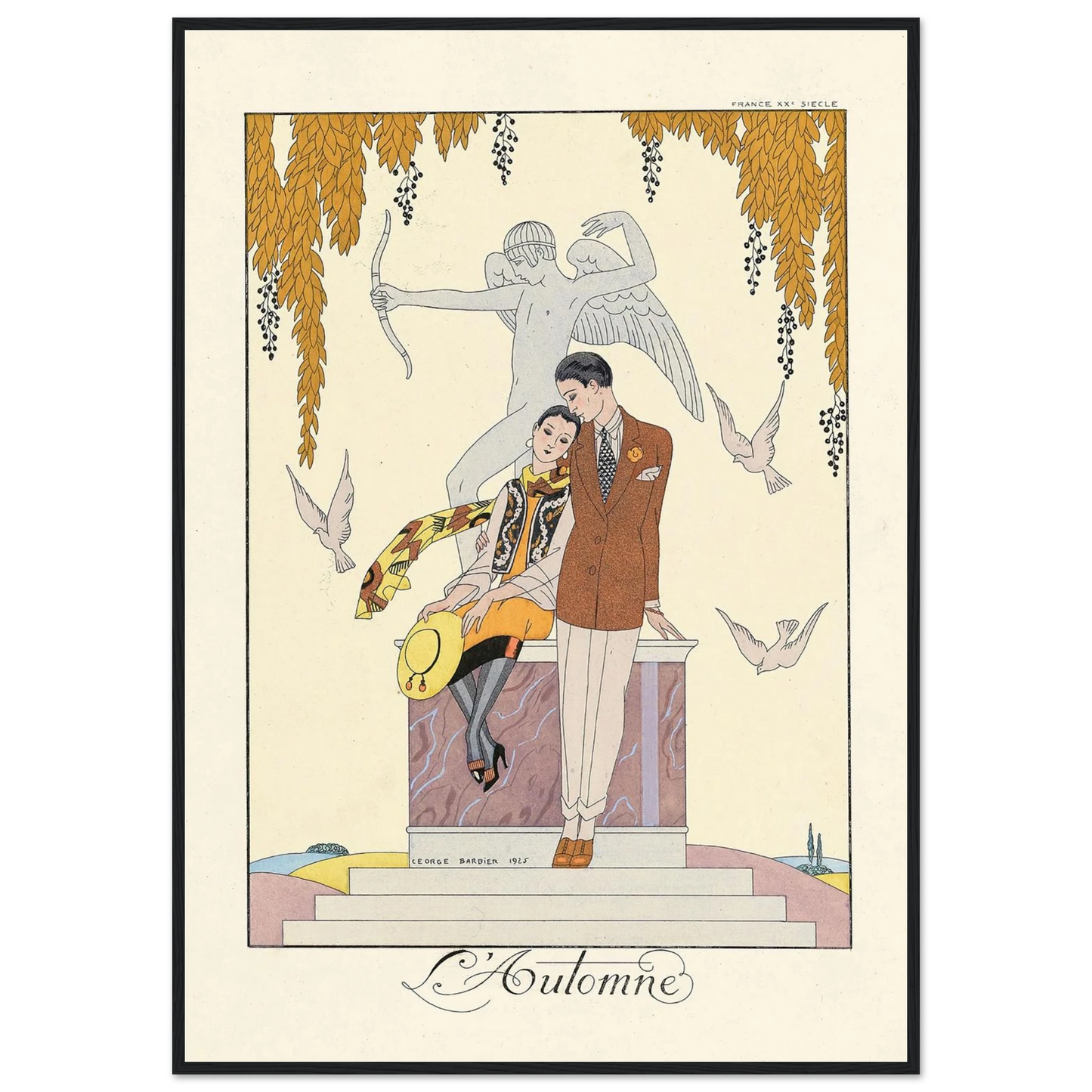 L’Automne (Autumn) (1922–1926) Art Print | George Barbier-Quipham Collections