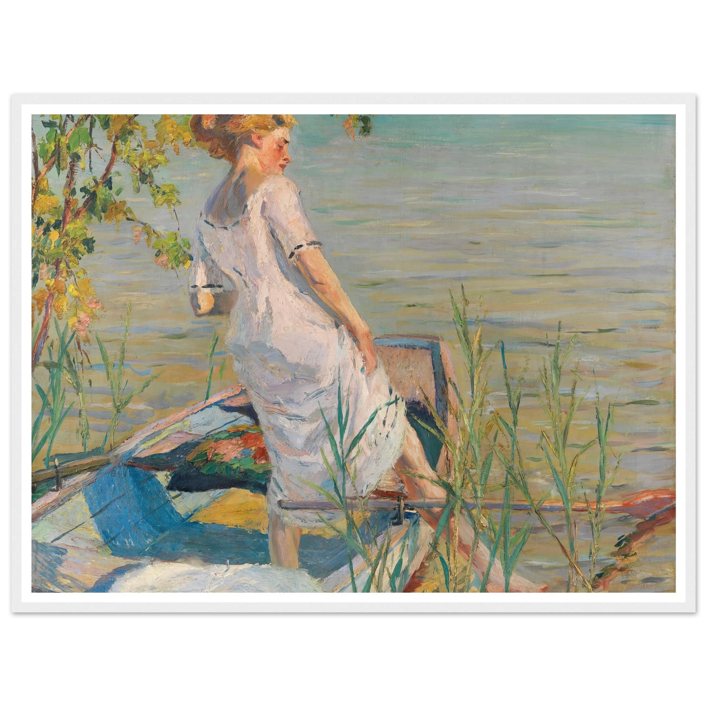 Summer morning on Lake Starnberg (1920-25) Art Print | Edward Cucue-Quipham Collections
