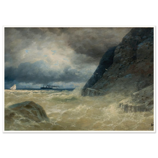 Sea (1897) Art Print | Ivan Konstantinovich Aivazovsky-Quipham Collections