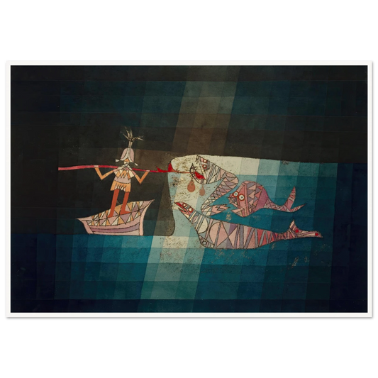 Fighting scene from the comic-fantastic opera ‘the seafarer’ (1923) Art Print | Paul Klee-Quipham Collections