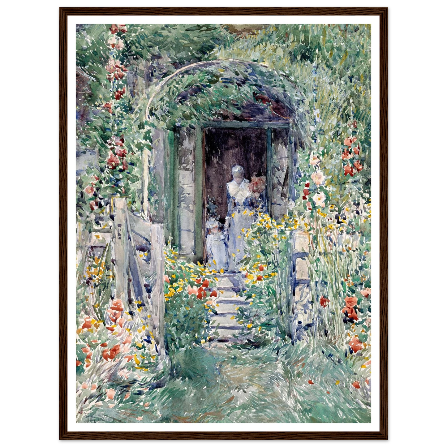 The Garden in Its Glory (1892) Art Print | Childe Hassam-Quipham Collections
