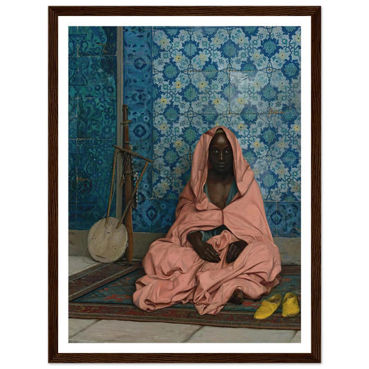 Le Barde Noir Art Print | Jean Leon Gerome-Quipham Collections