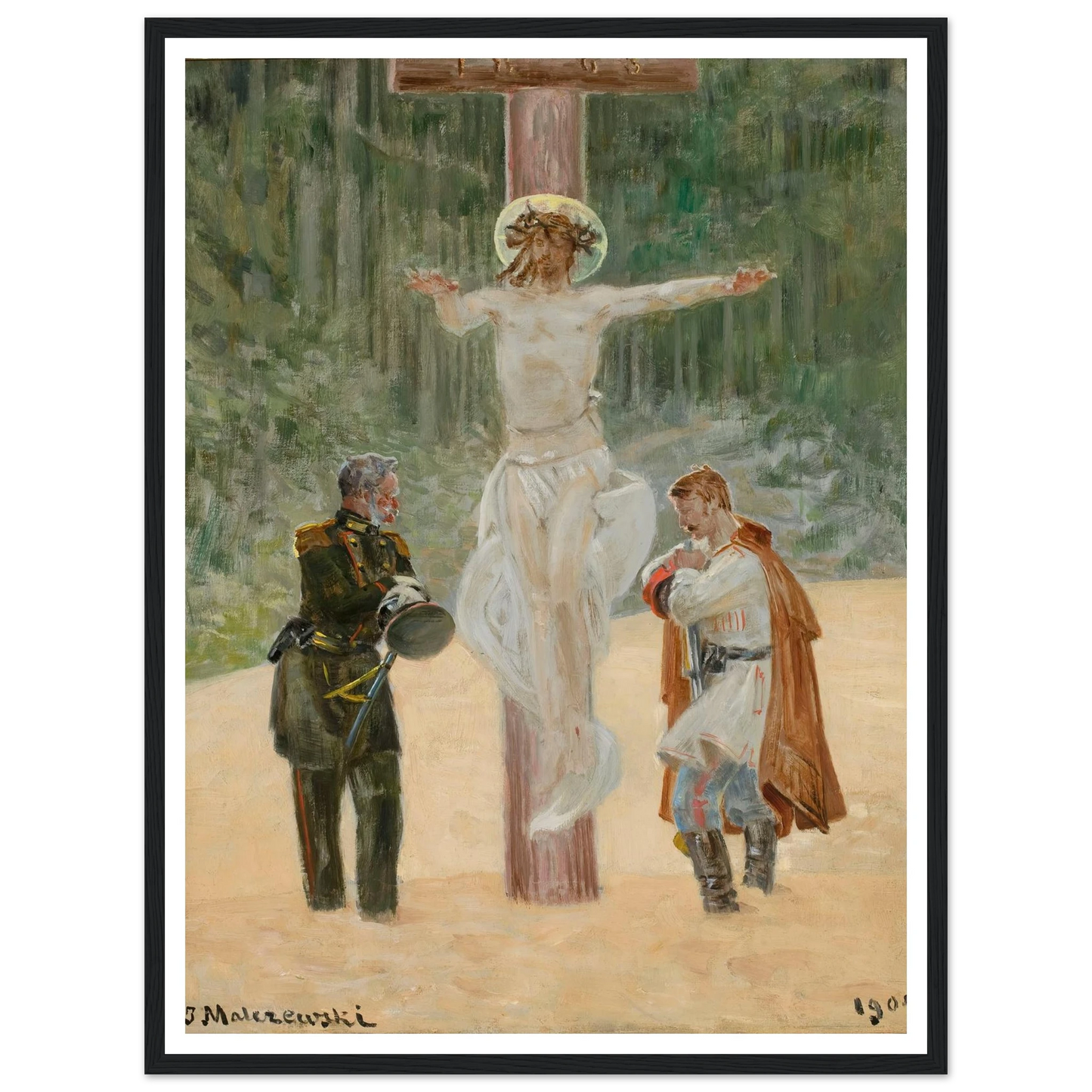 Reconciliation (Symbolic scene from the insurrection in 1863) (1904) Art Print | Jacek Malczewski-Quipham Collections