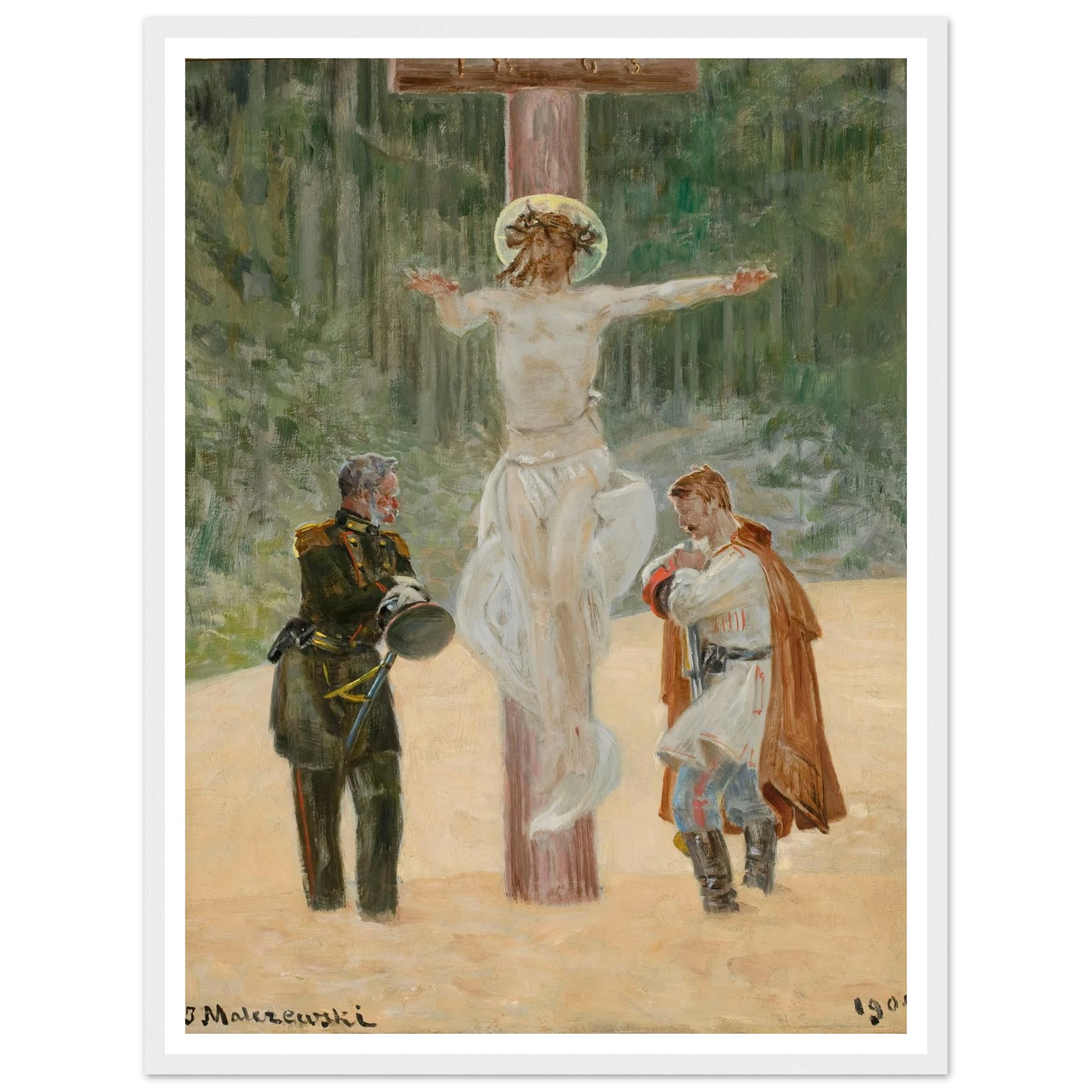 Reconciliation (Symbolic scene from the insurrection in 1863) (1904) Art Print | Jacek Malczewski-Quipham Collections