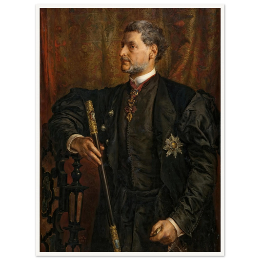 Portrait of Alfred Potocki (1879) Art Print | Jan Matejko-Quipham Collections