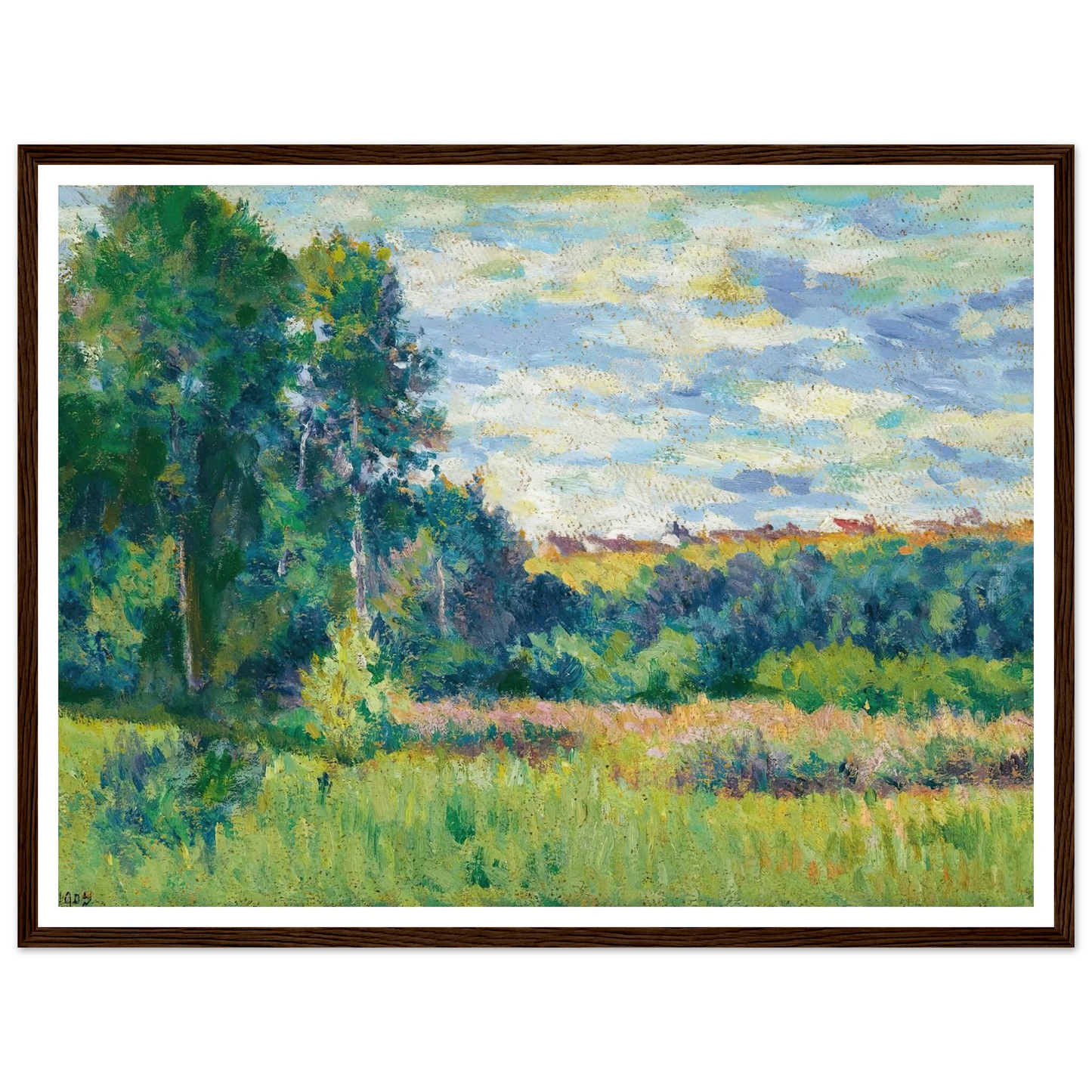 Paysage (1903) Art Print | Maximilien Luce-Quipham Collections