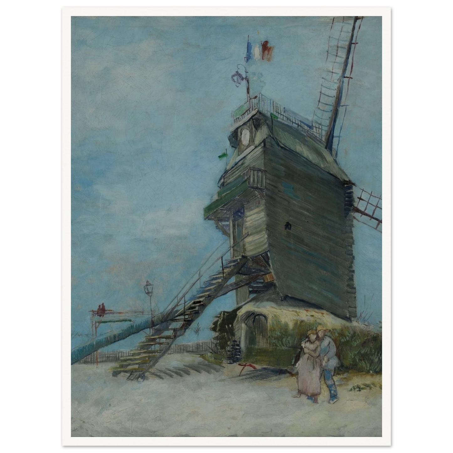 Le Moulin de la Galette (ca. 1886) Art Print | Vincent van Gogh-Quipham Collections