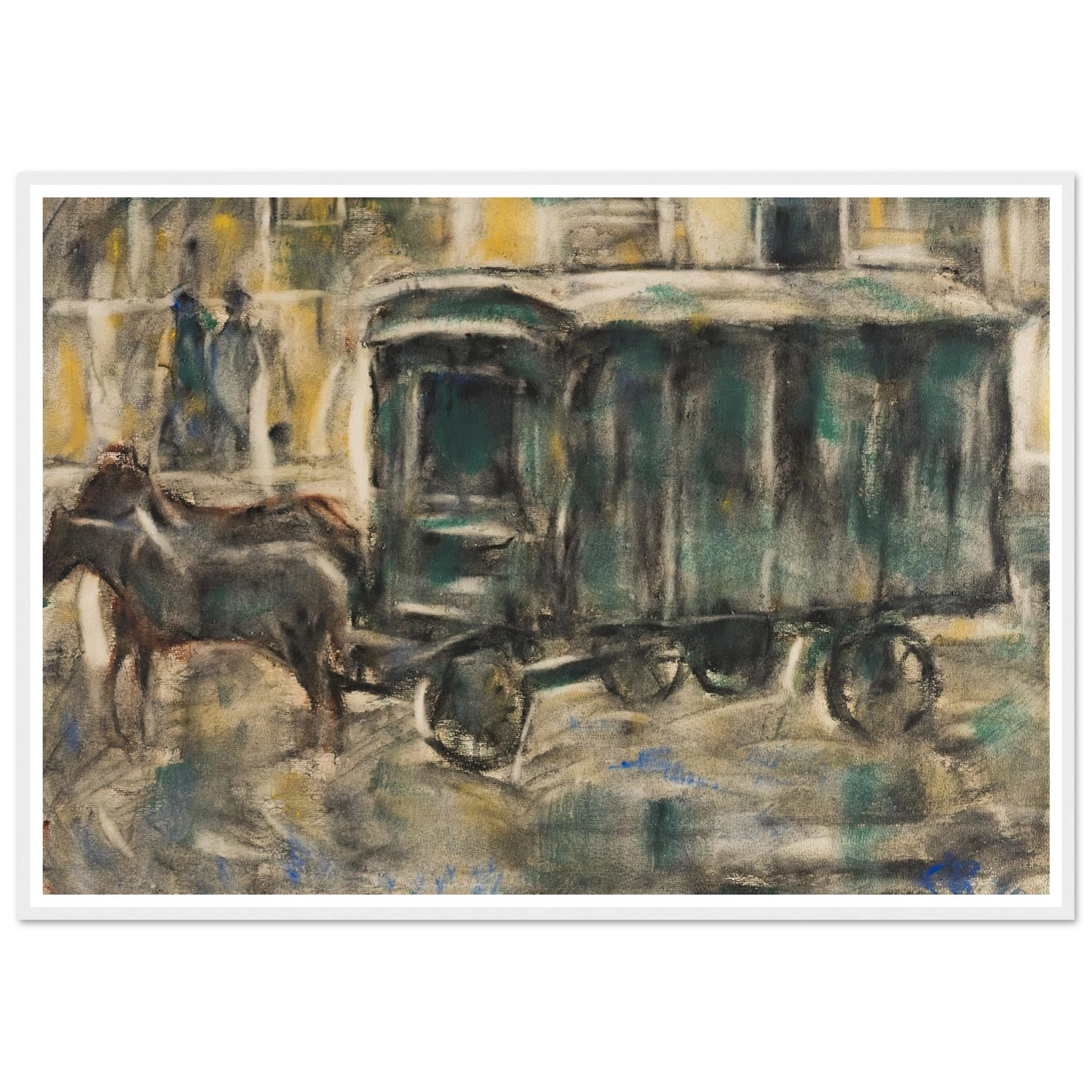 Möbelwagen (1919) Art Print | Christian Rohlfs-Quipham Collections