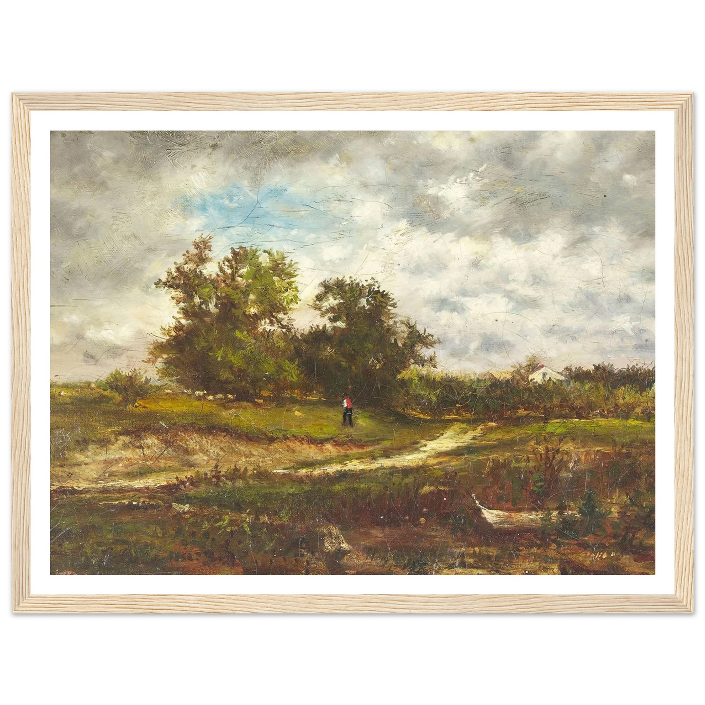 Upland Pasture (1862) Art Print | George Inness-Quipham Collections
