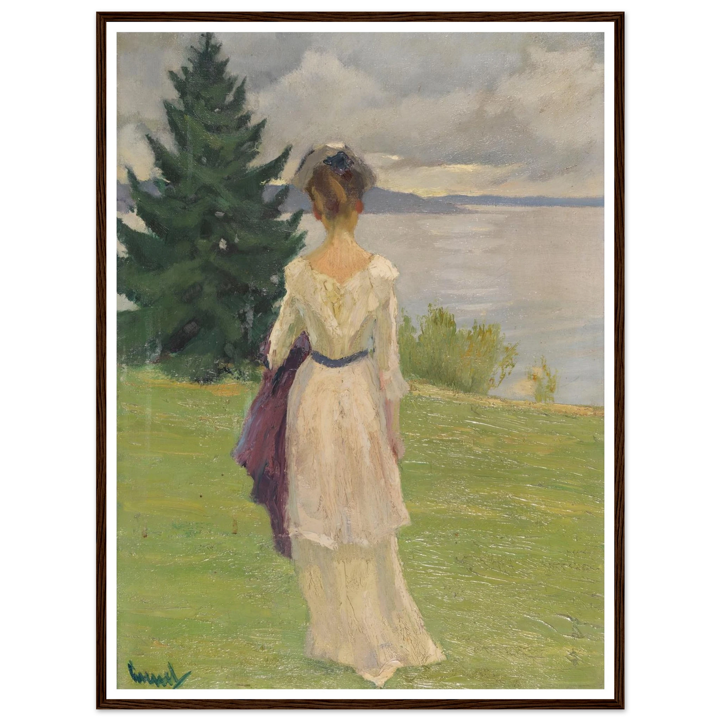 After the rain, early (1910) Art Print | Edward Cucue-Quipham Collections
