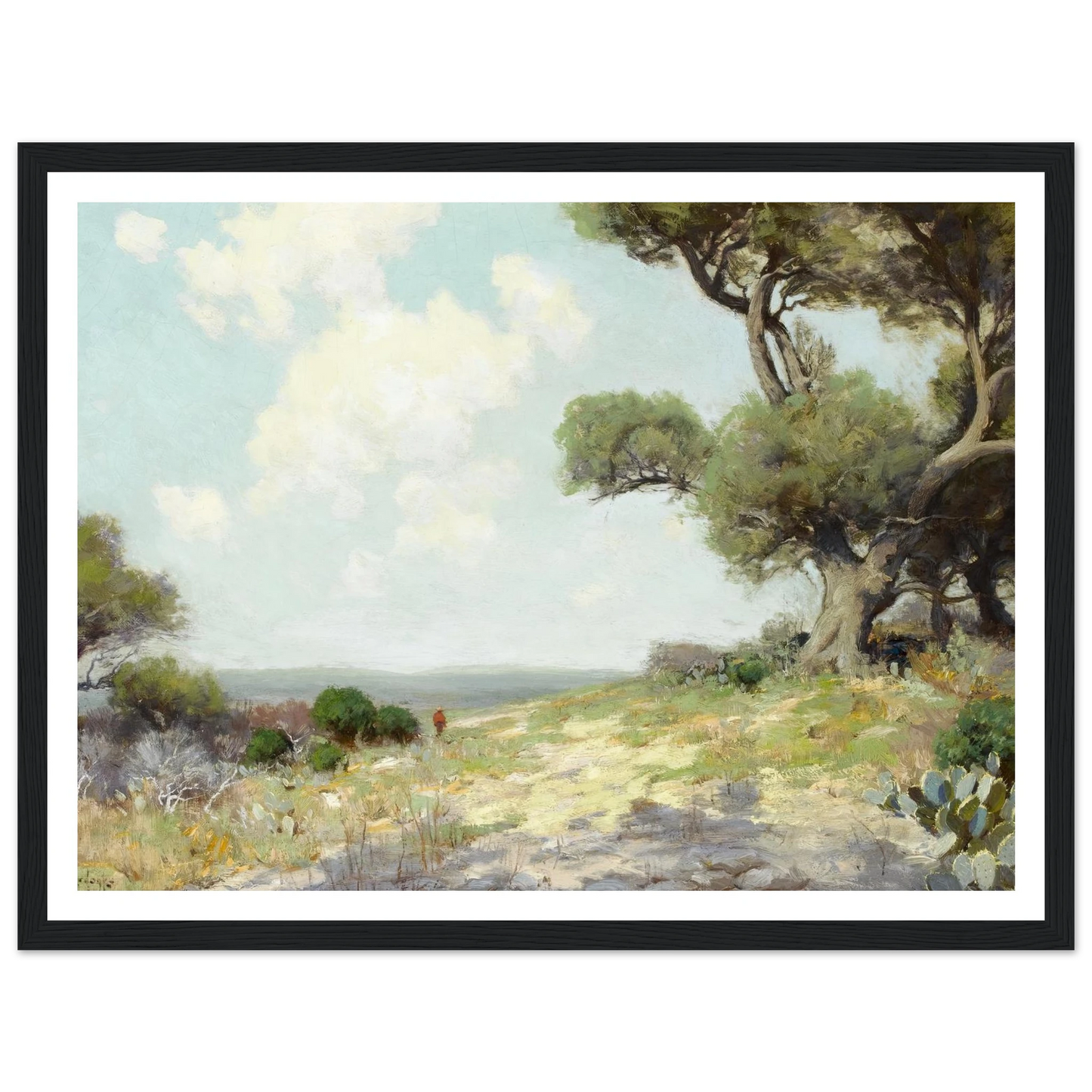 In the Hills — Southwest Texas (1912) Art Print | Julian Onderdonk-Quipham Collections