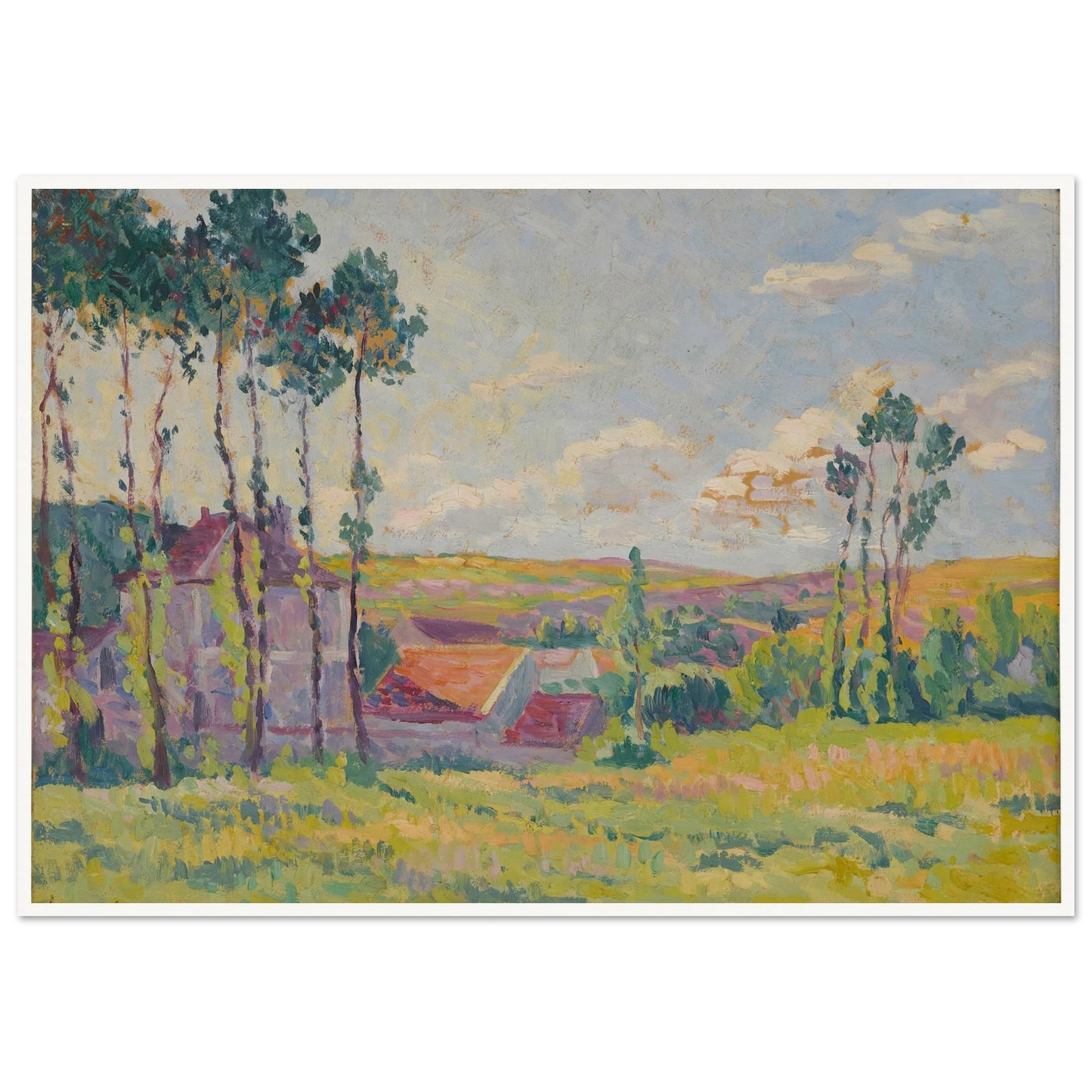 Moulineux, la teinderie (1903) Art Print | Maximilien Luce-Quipham Collections