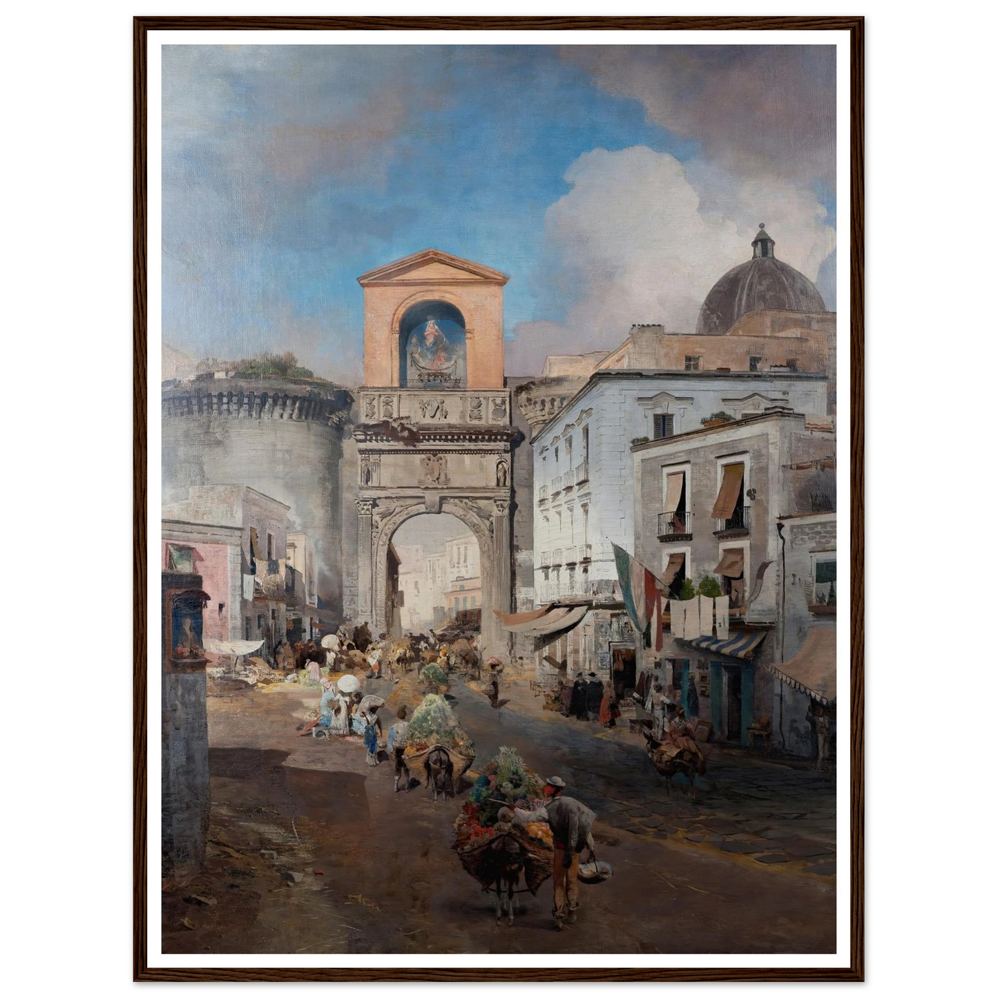 Going To Market (1879) Art Print | Oswald Achenbach-Quipham Collections