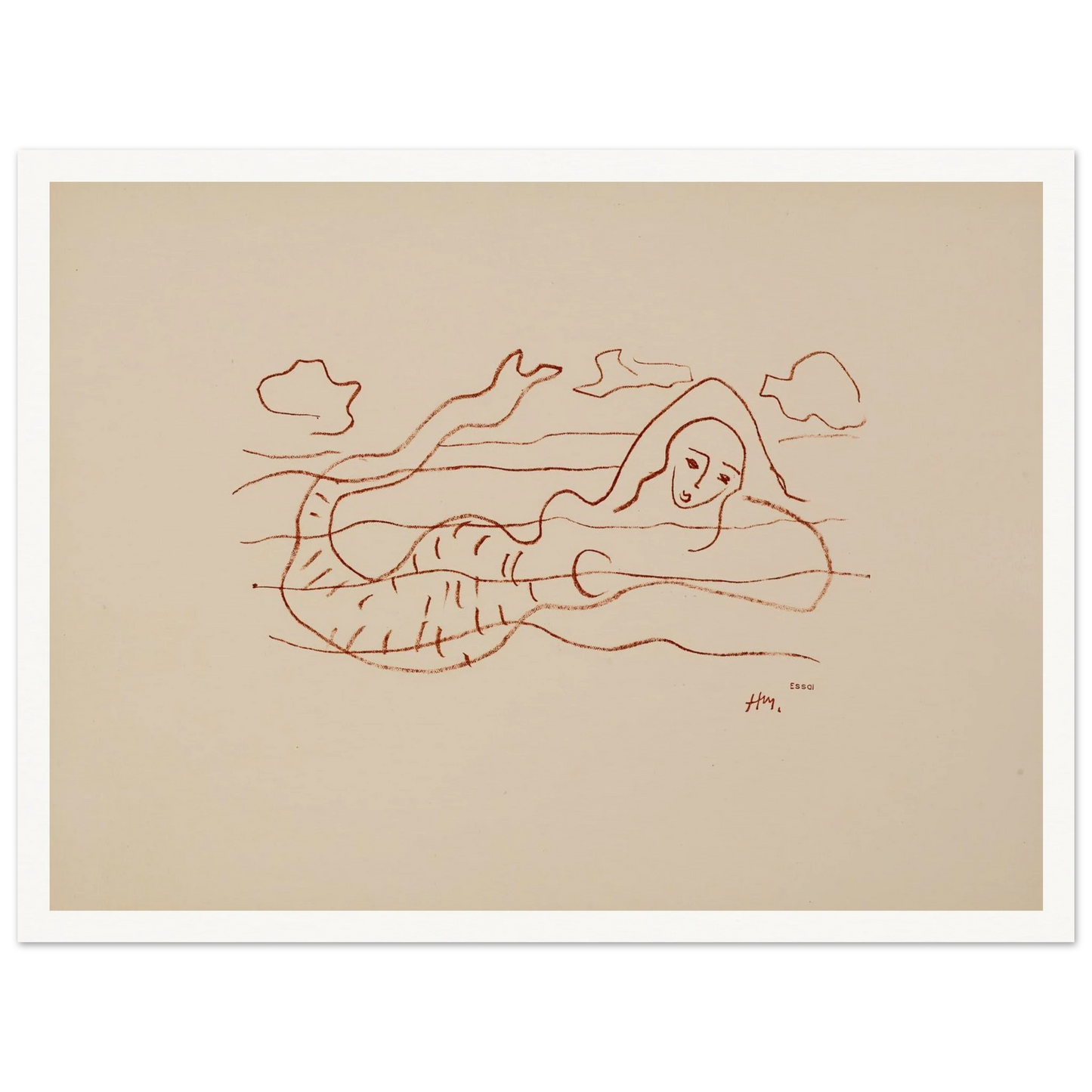 Sirènes (1942) Art Print | Henri Matisse-Quipham Collections