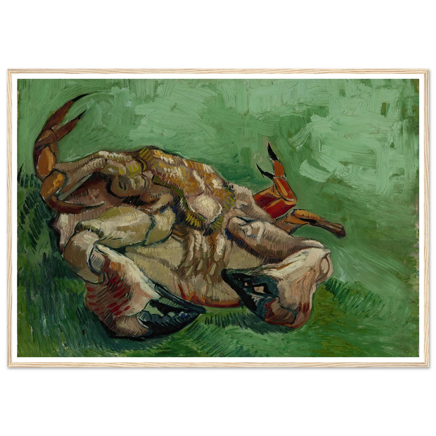 A crab on its back (1888) Art Print | Vincent van Gogh-Quipham Collections
