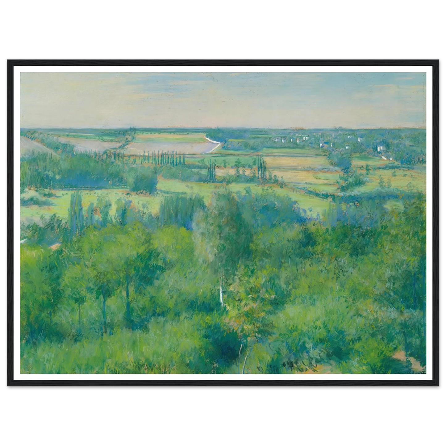La Vallée De L’yerres (1877) Art Print | Gustave Caillebotte-Quipham Collections