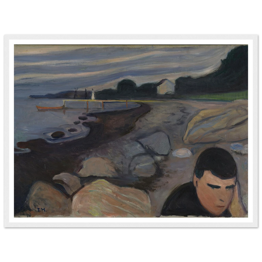 Melancholy (1892) Art Print | Edvard Munch-Quipham Collections