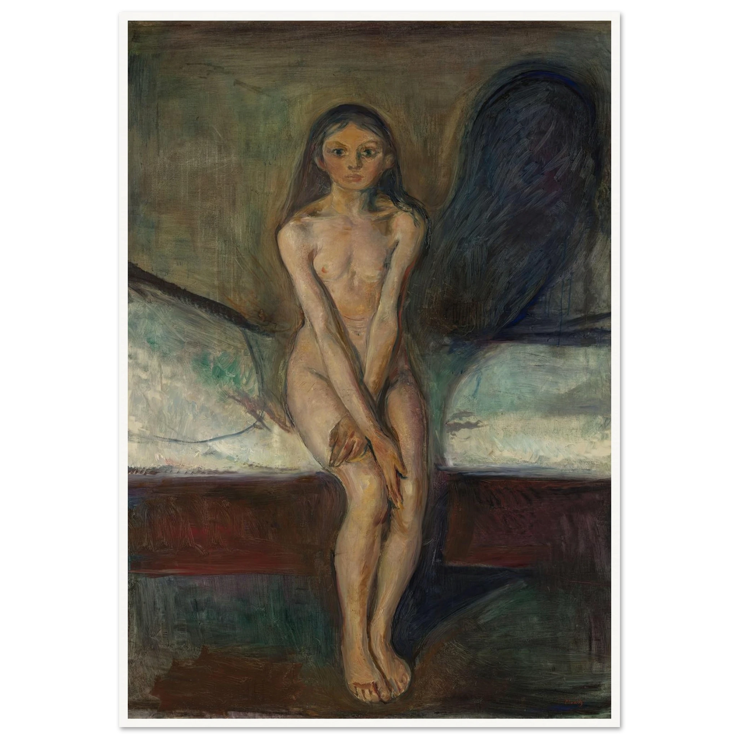 Puberty (1894) Art Print | Edvard Munch-Quipham Collections