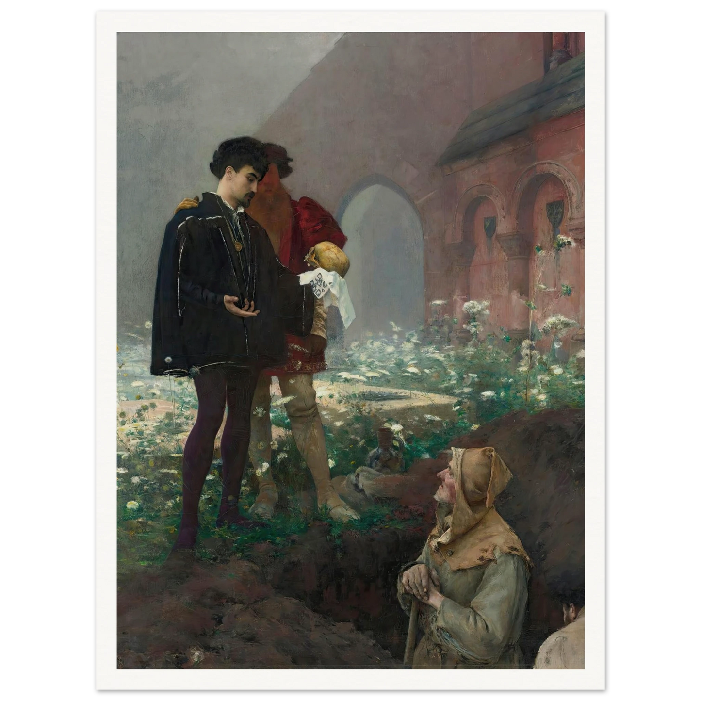 Hamlet Et Les Fossoyeurs (1884) Art Print | Pascal Adolphe Jean Dagnan Bouveret-Quipham Collections