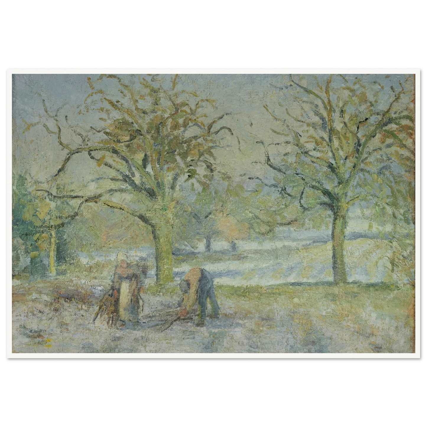 Paysage d’Hiver (1876) Art Print | Camille Pissarro-Quipham Collections