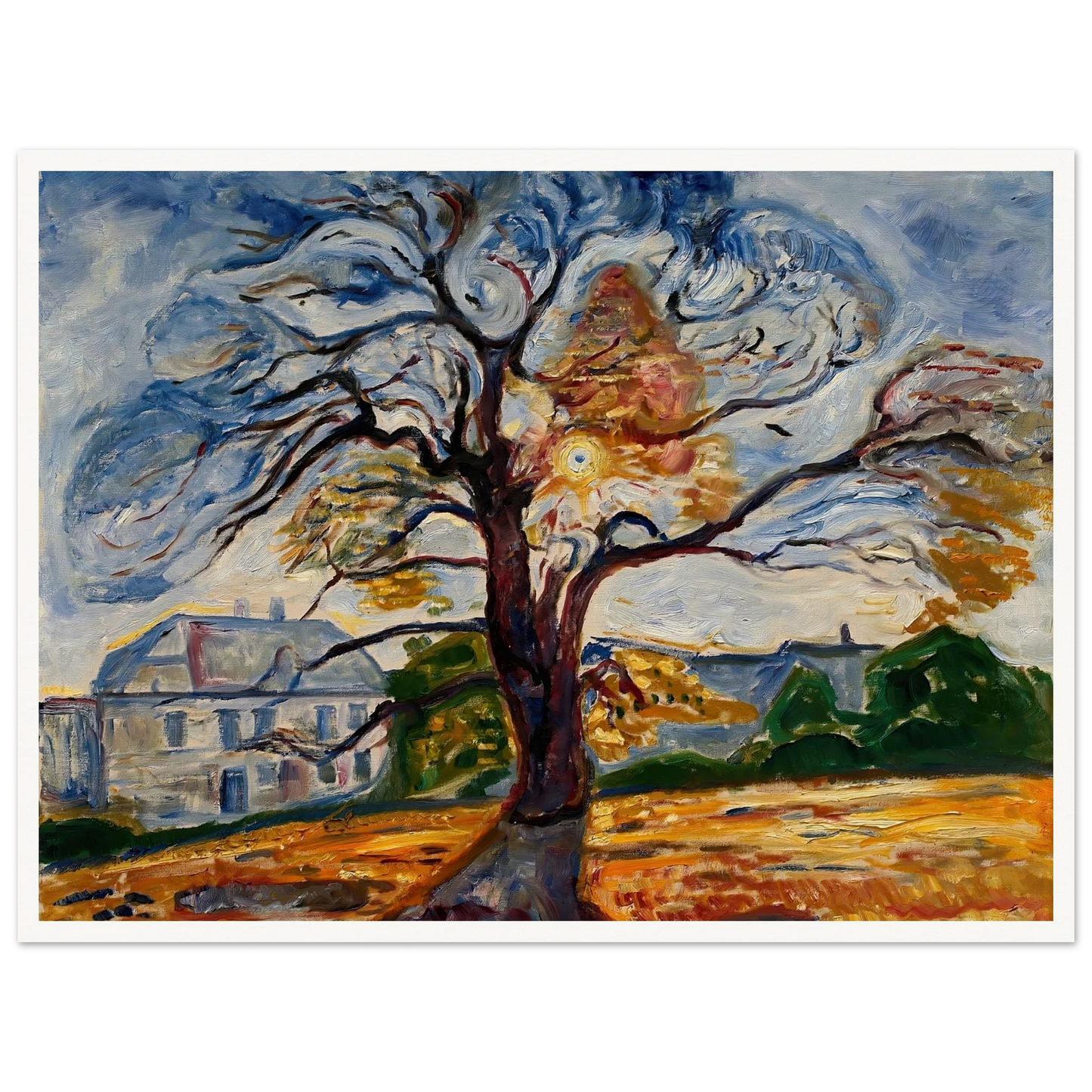 The Oak (1906) Art Print | Edvard Munch-Quipham Collections