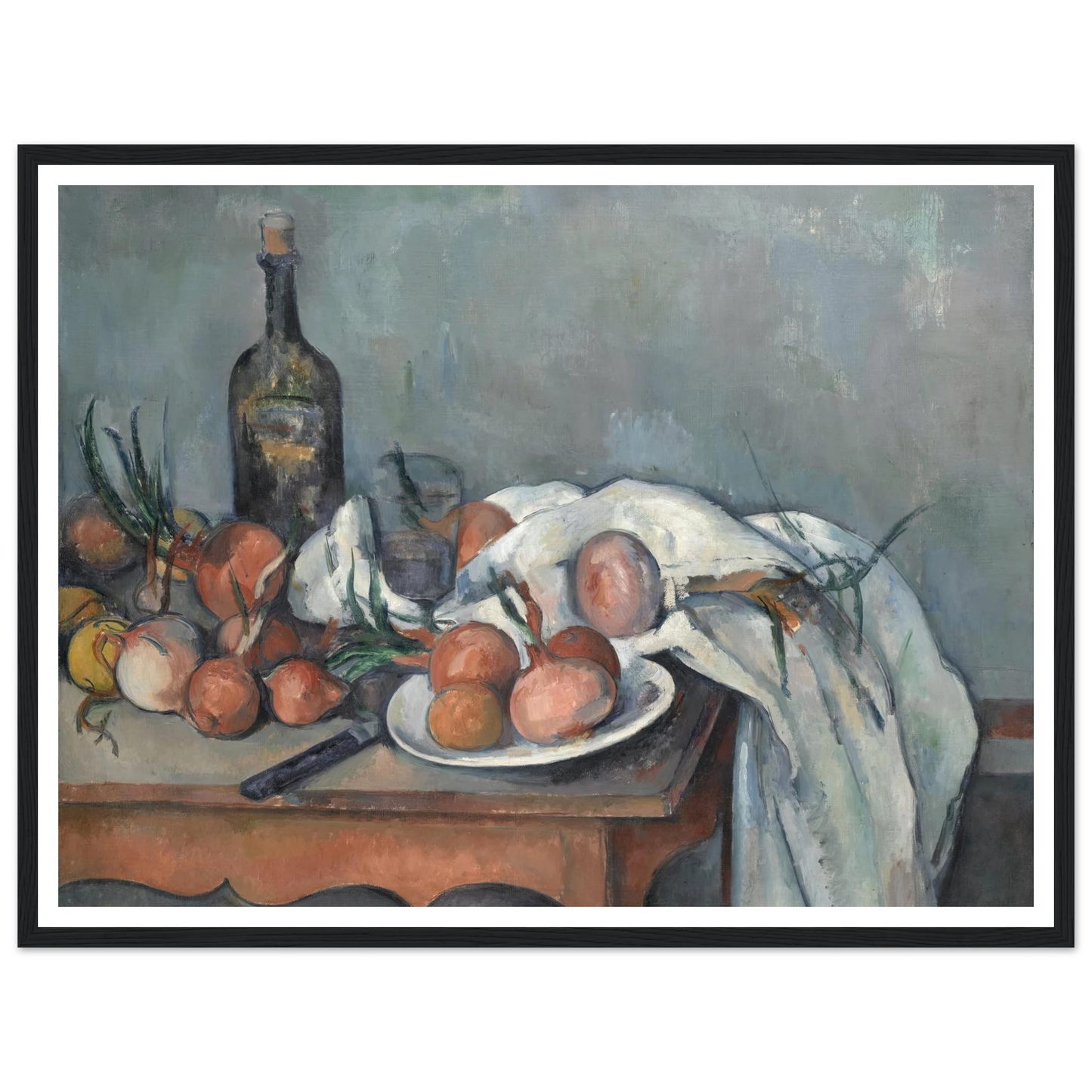 Still Life with Onions (1896 - 1898) Art Print | Paul Cezanne-Quipham Collections