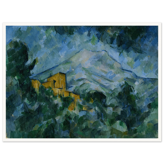 Mont Sainte-Victoire and Château Noir (c.1904 - c.1906) Art Print | Paul Cezanne-Quipham Collections