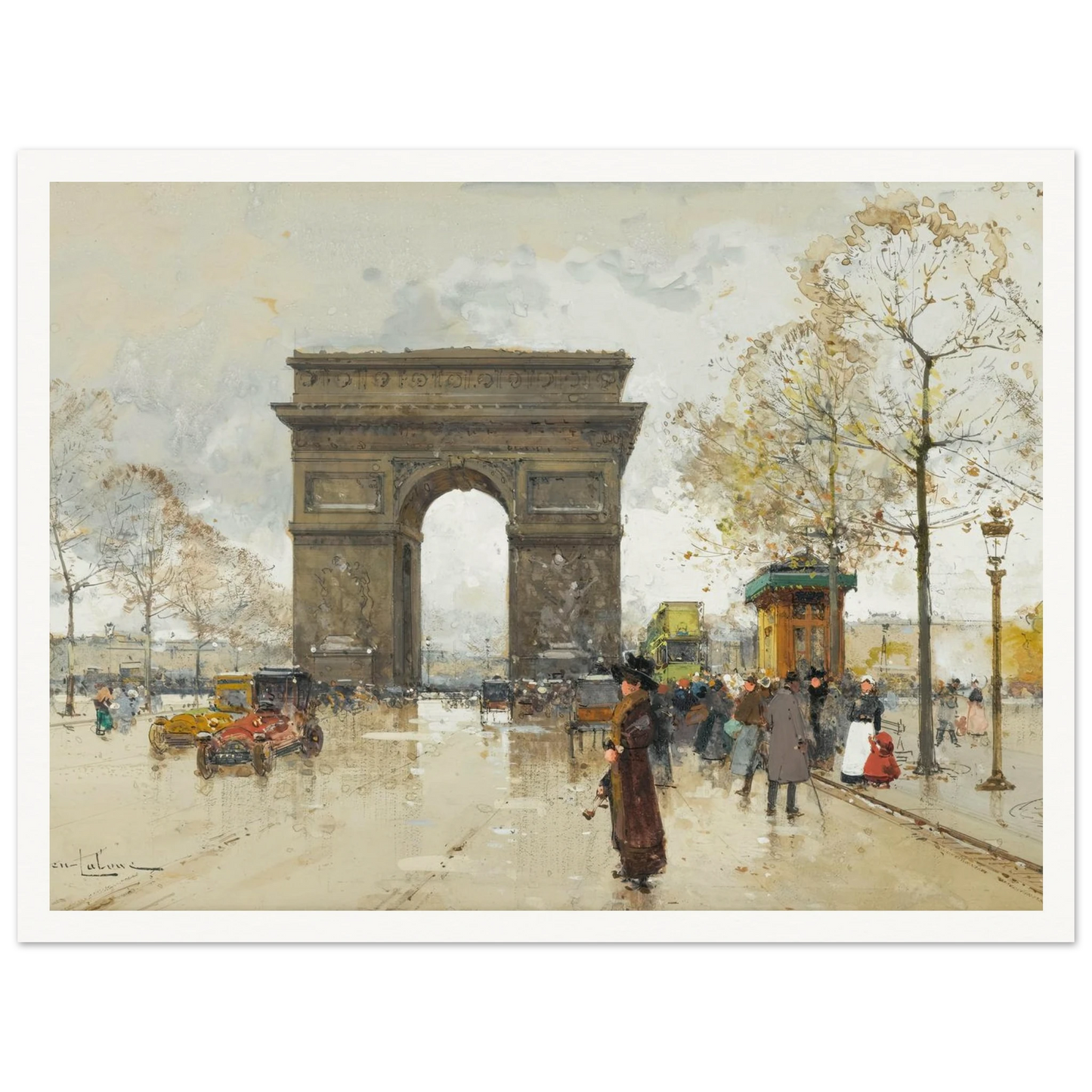 L’arc De Triomphe Art Print | Eugene Galien Laloue-Quipham Collections