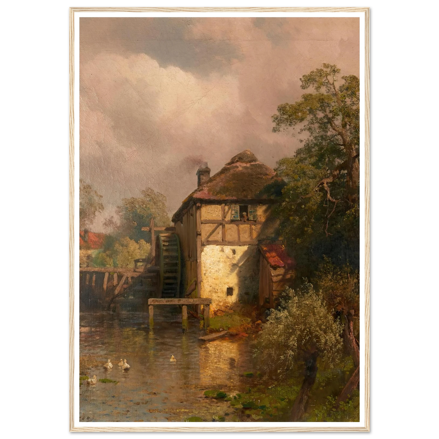 The Mill Art Print | Hermann Ottomar Herzog-Quipham Collections