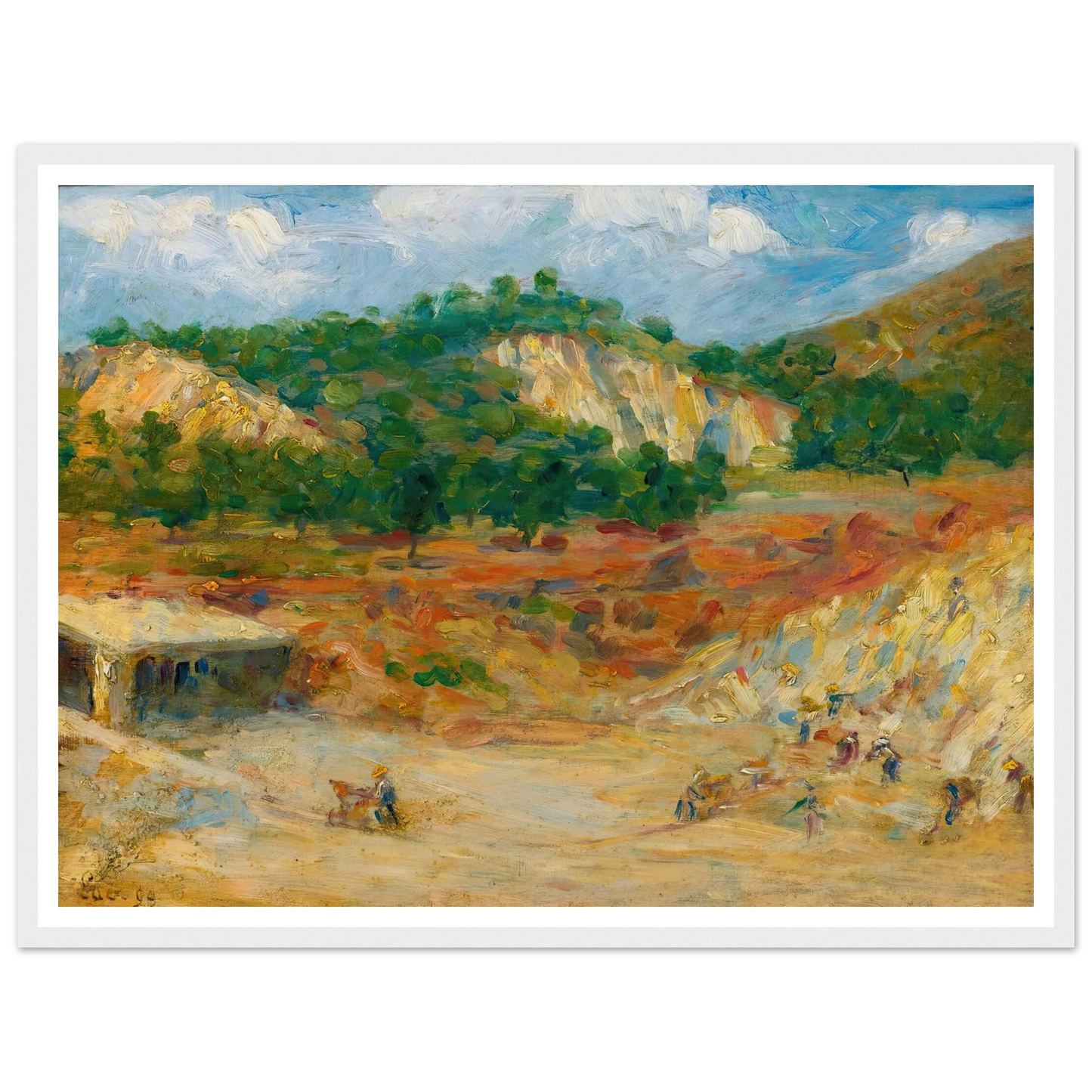 La Carrière (1899) Art Print | Maximilien Luce-Quipham Collections