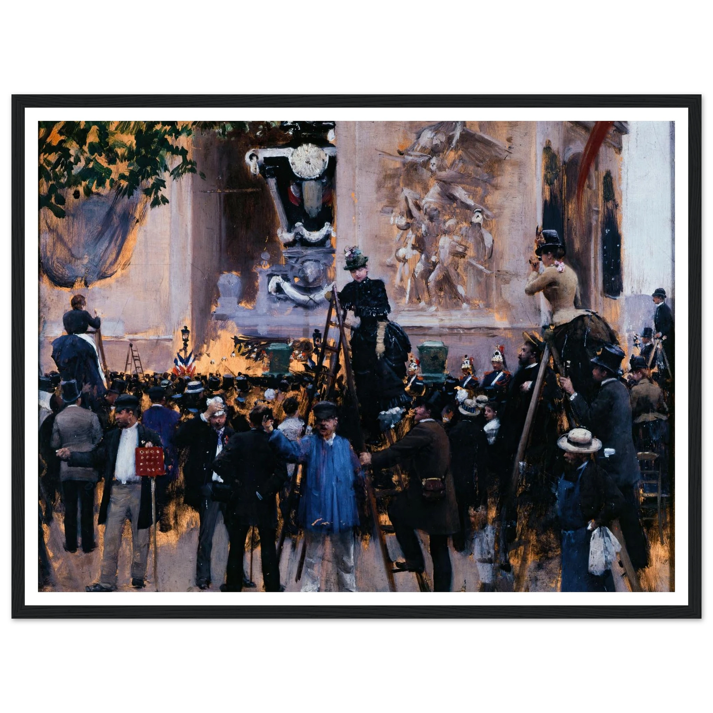 Les funérailles de Victor Hugo, place de l’Étoile (1er juin 1885) (1885) Art Print | Jean Beraud-Quipham Collections