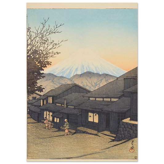 Yui in Suruga Province (Suruga Yuicho) (1931) Art Print | Kawase Hasui-Quipham Collections