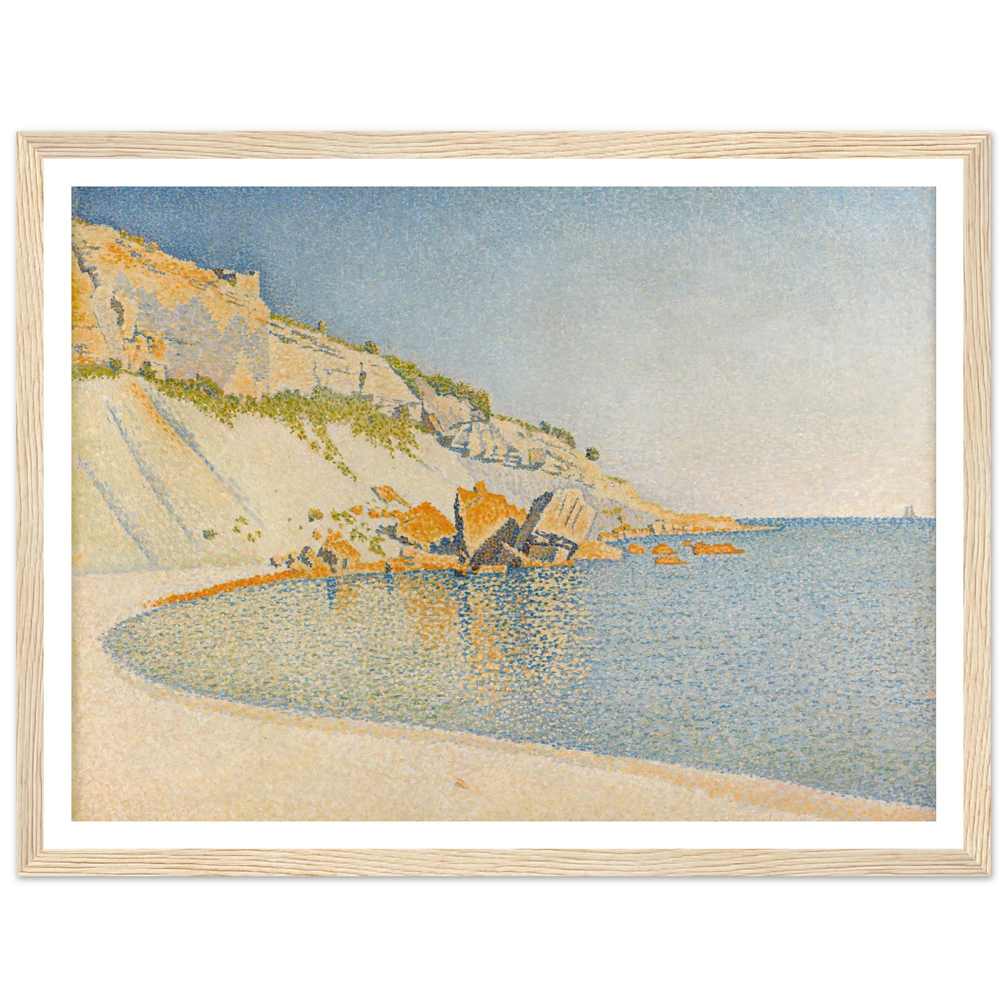 Cassis, Cap Lombard, Opus 196 Art Print | Paul Signac-Quipham Collections