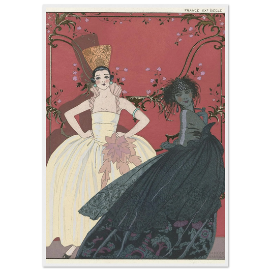 Le Jour et la Nuit (1922) Art Print | George Barbier-Quipham Collections