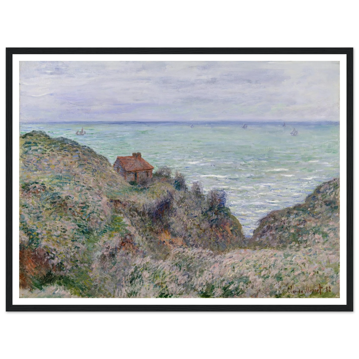 Cabin of the Customs Watch (1882) Art Print | Claude Monet-Quipham Collections