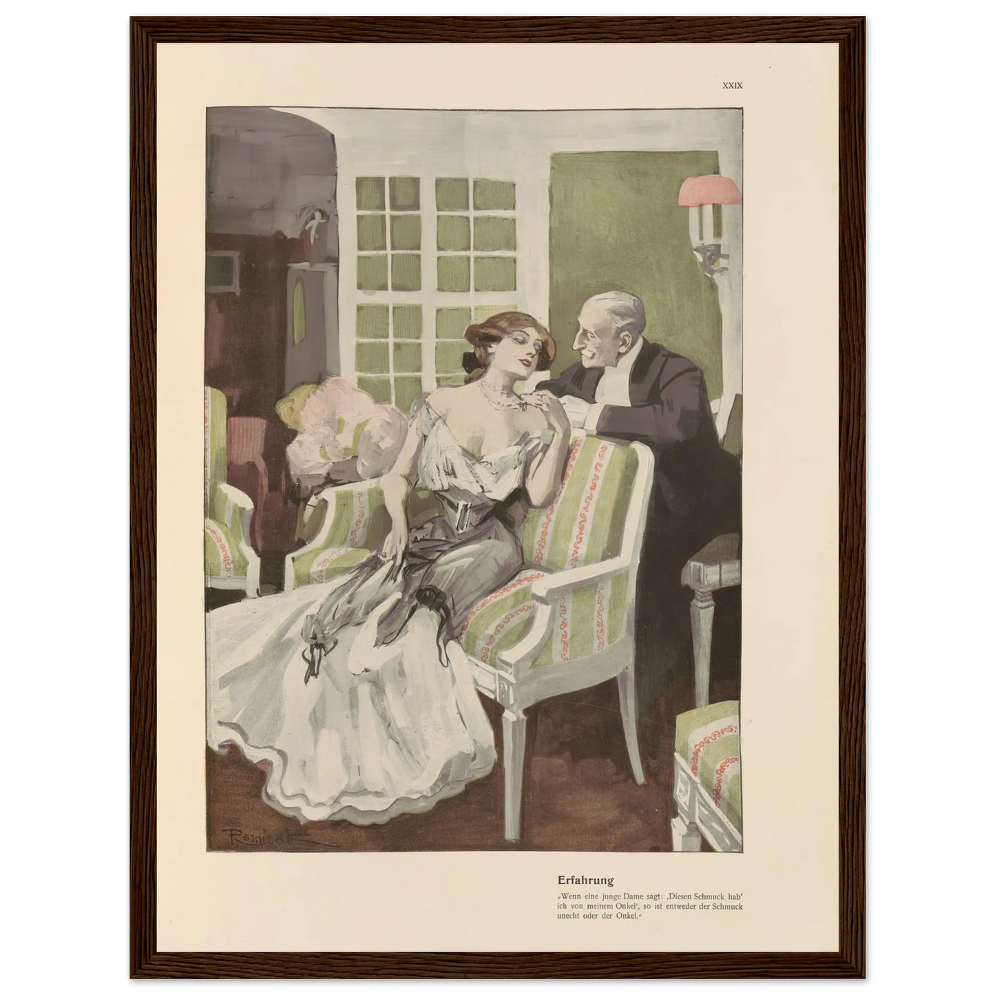 Erfahrung (1908) Art Print | Ferdinand Freiherr von Reznicek-Quipham Collections