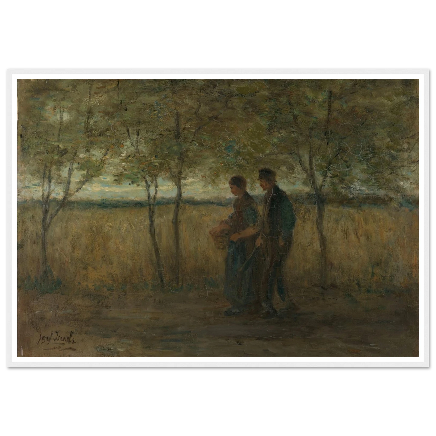 ‘Turning homewards’ (1860 - 1911) Art Print | Jozef Israels-Quipham Collections