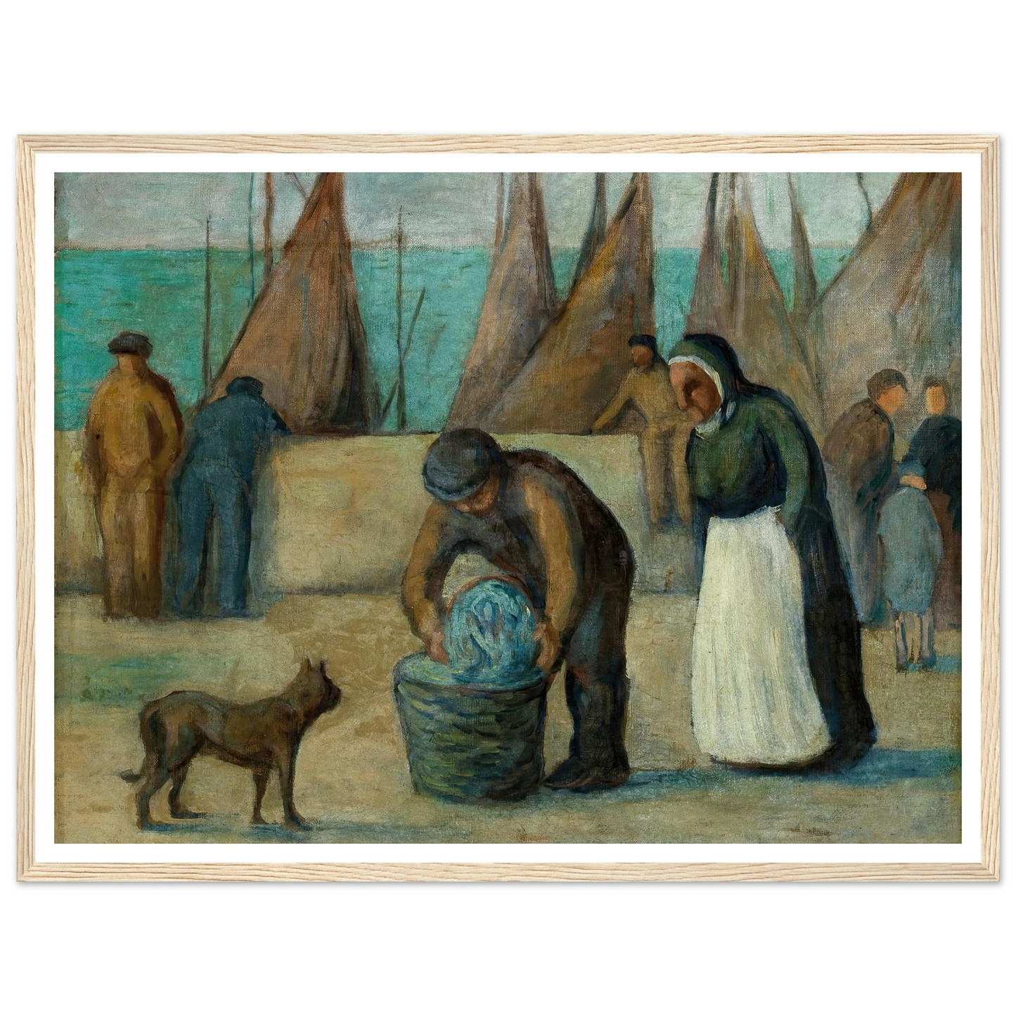 La Rentrée des Pécheurs Art Print | Maximilien Luce-Quipham Collections