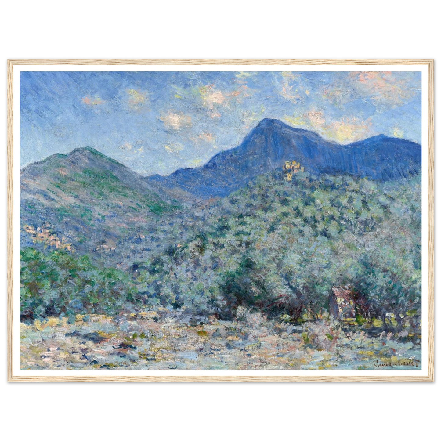 Valle Buona, Near Bordighera (1884) Art Print | Claude Monet-Quipham Collections