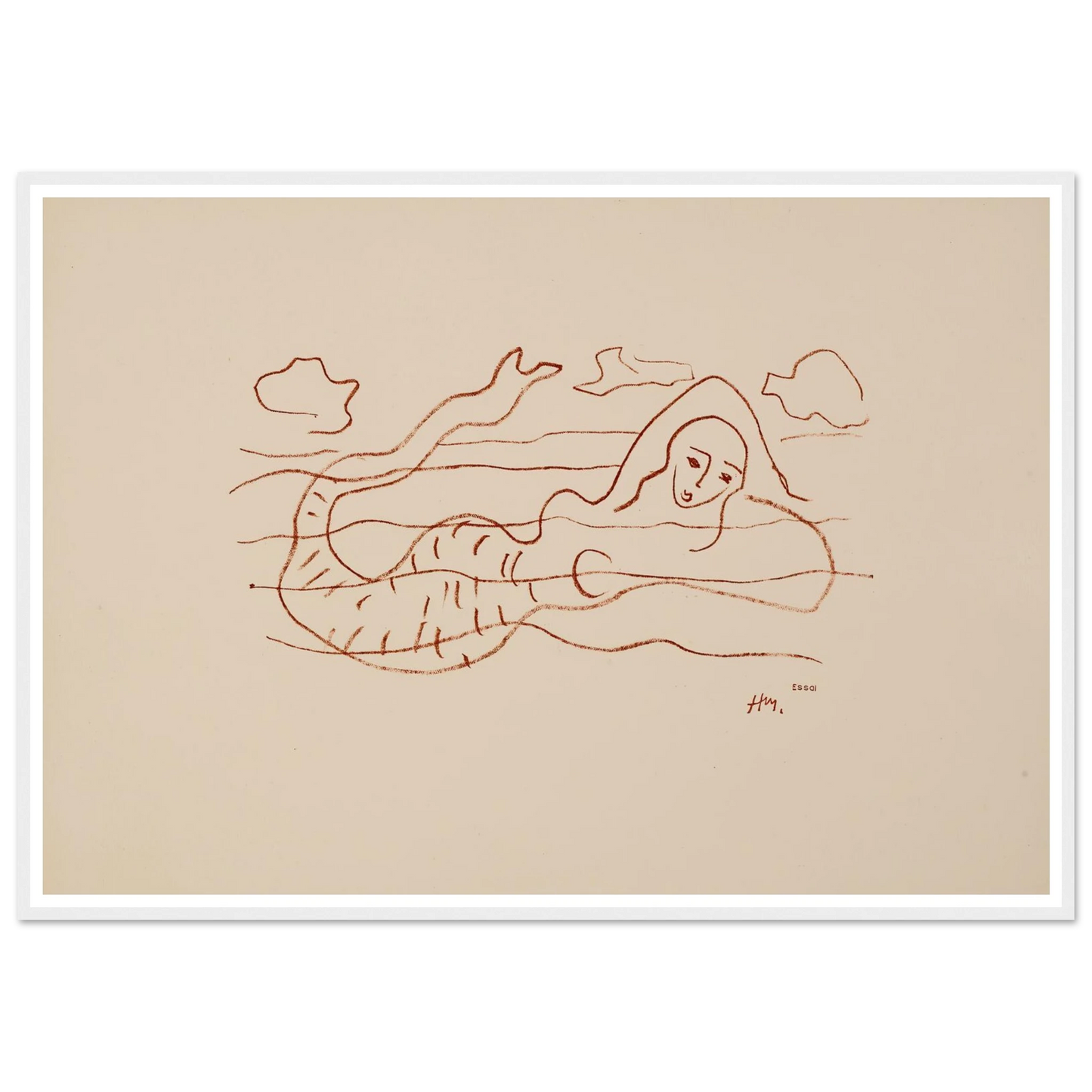 Sirènes (1942) Art Print | Henri Matisse-Quipham Collections