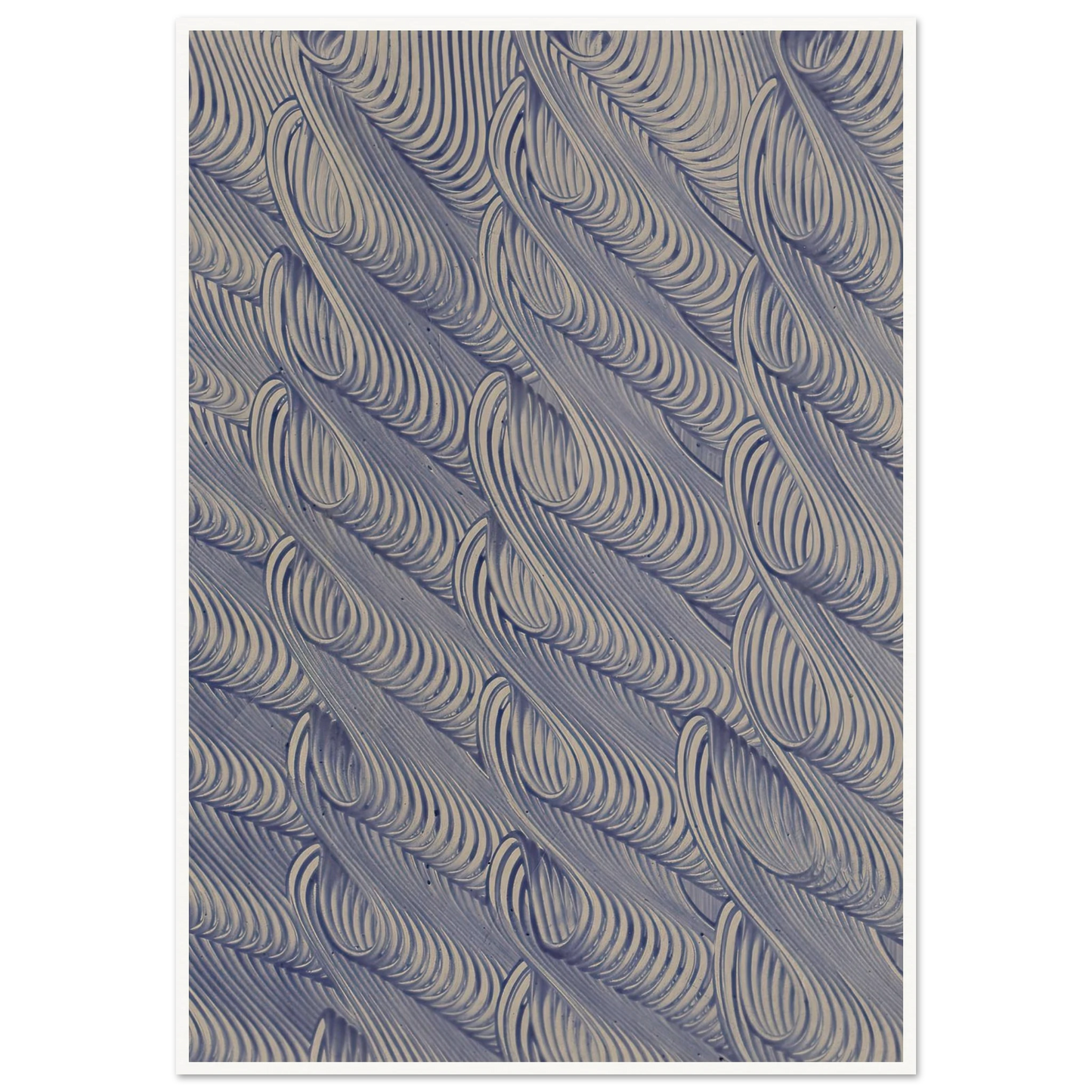 Kleisterpapier mit Verdrängungsdekor (Linienbündel) (1890) Art Print | Anker Kyster-Quipham Collections
