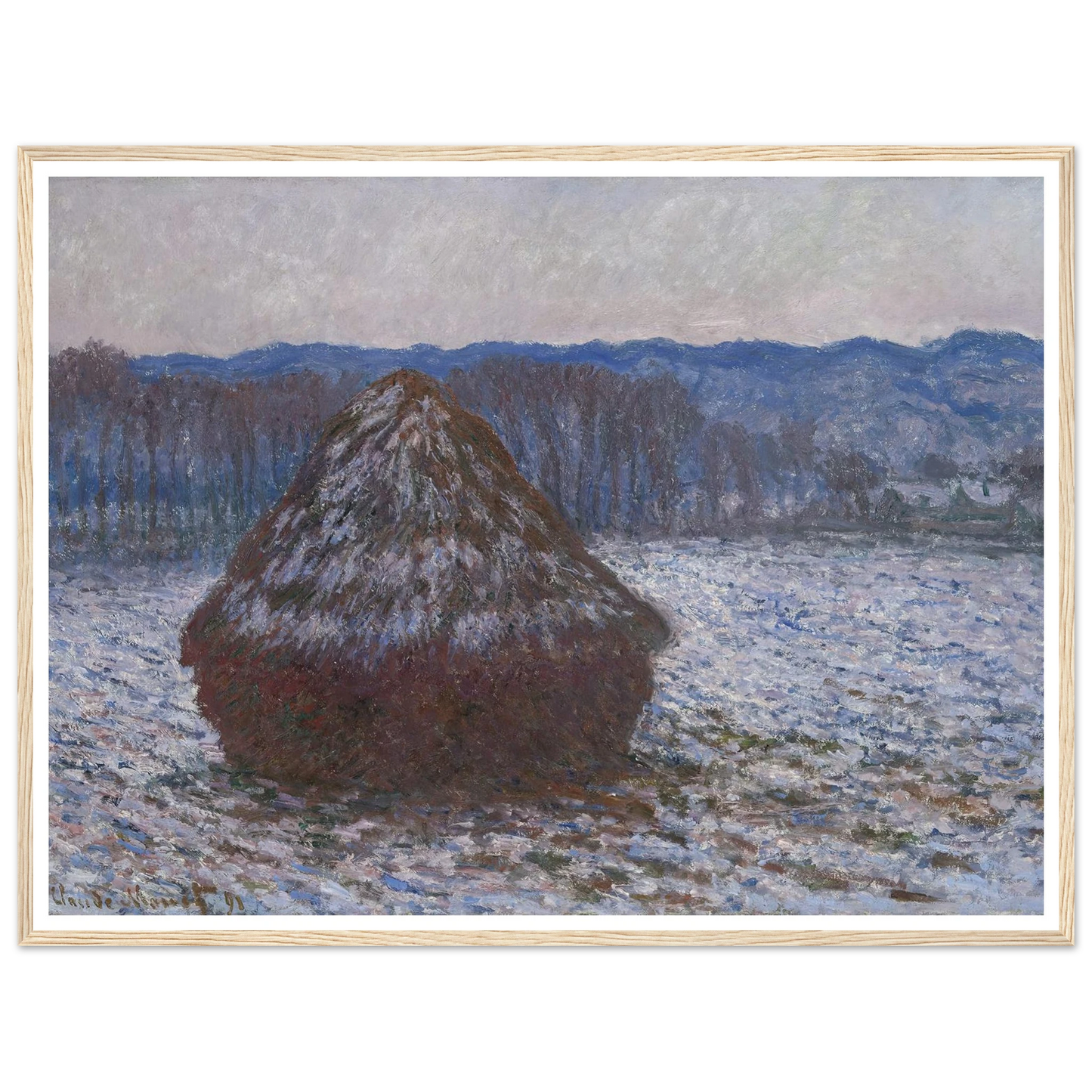 Stack of Wheat (1890) Art Print | Claude Monet-Quipham Collections