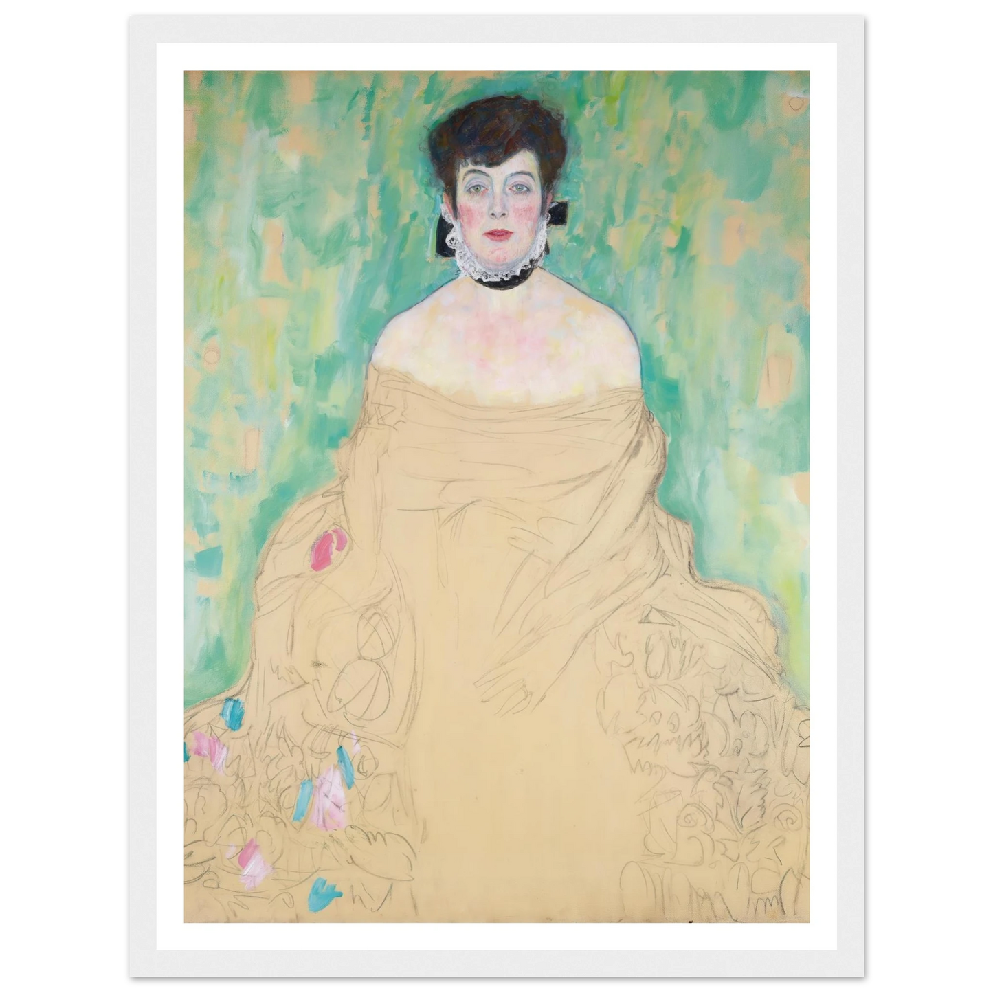 Amalie Zuckerkandl (1917) Art Print | Gustav Klimt-Quipham Collections