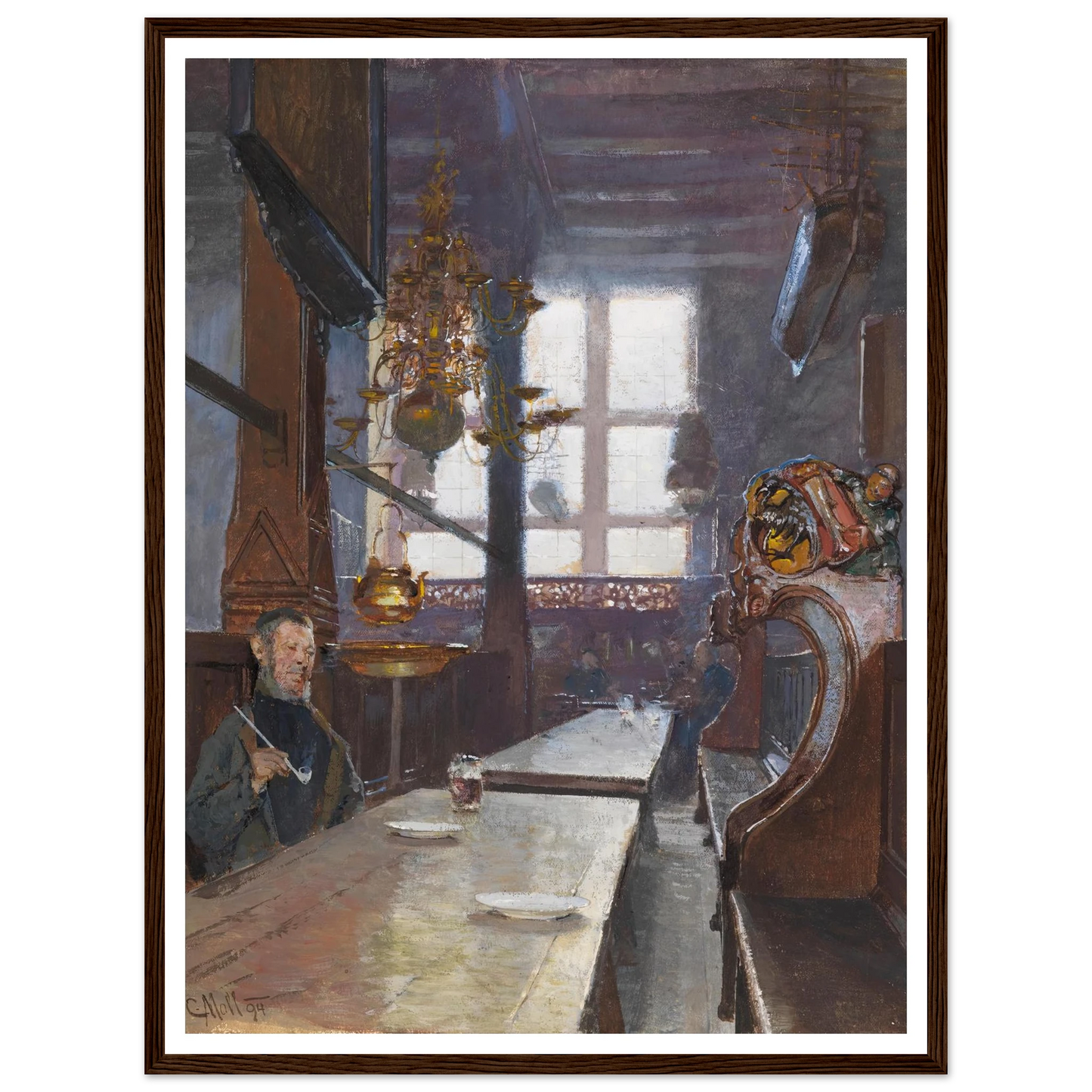 Schifferhaus in Lübeck (1894) Art Print | Carl Moll-Quipham Collections