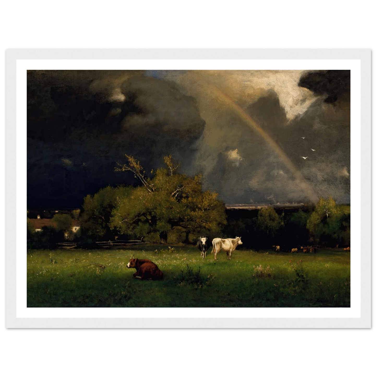 The Rainbow Art Print | George Inness-Quipham Collections