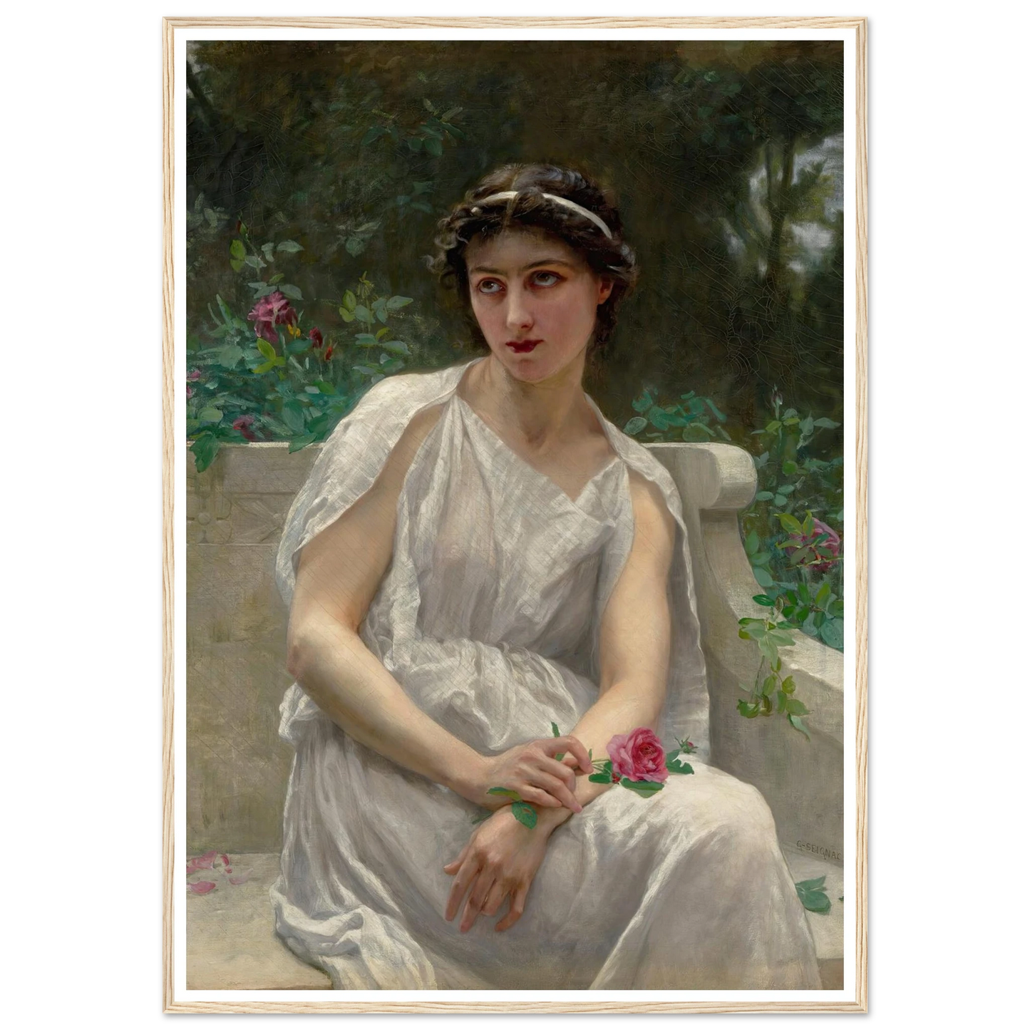 The Red Rose Art Print | Guillaume Seignac-Quipham Collections