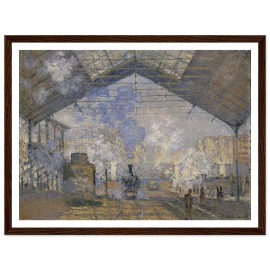The Saint-Lazare Station (1877) Art Print | Claude Monet-Quipham Collections