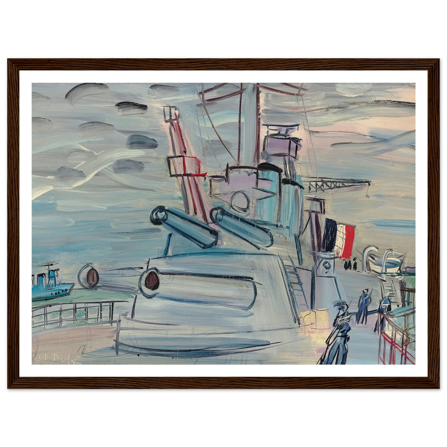 A bord de la flotte (1939) Art Print | Raoul Dufy-Quipham Collections